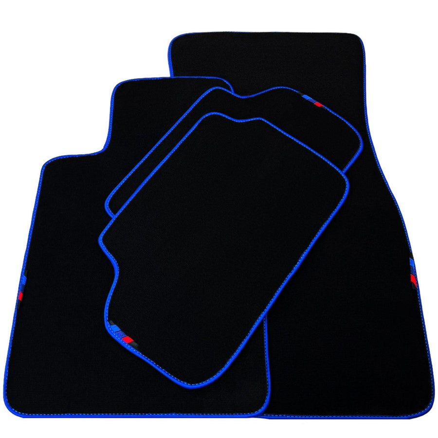 Black Mats For BMW U06 (2022-2026) | Blue Trim - AutoWin