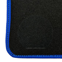 Black Mats For BMW M5 G90 (2023-2026) Sedan | Blue Trim - AutoWin