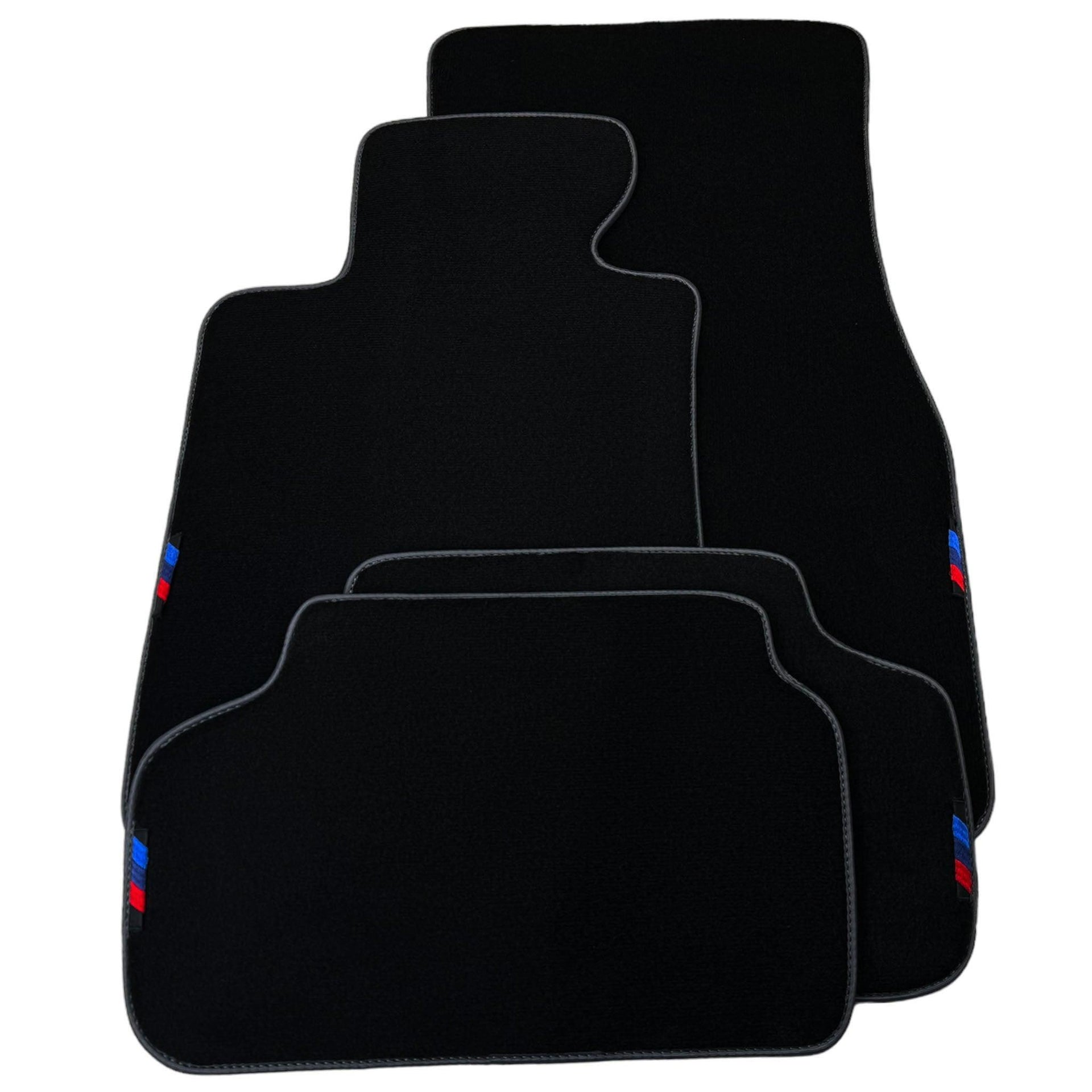 Black Mats For BMW Gran Tourer F46 (2015-2022) 5 Seats | Gray Trim - AutoWin