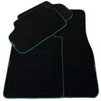 Black Mats For BMW U06 (2022-2026) | Green Trim - AutoWin