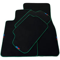 Black Mats For BMW M5 G90 (2023-2026) Sedan | Green Trim - AutoWin