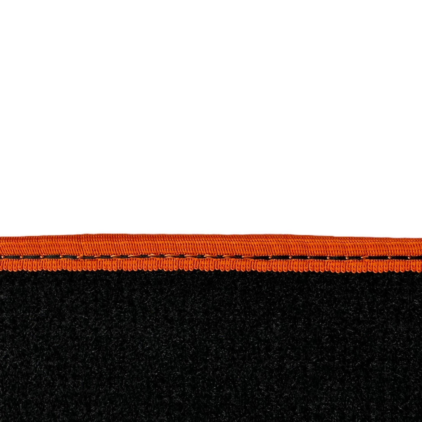 Black Mats For BMW Gran Tourer F46 (2015-2022) 5 Seats | Orange Trim - AutoWin