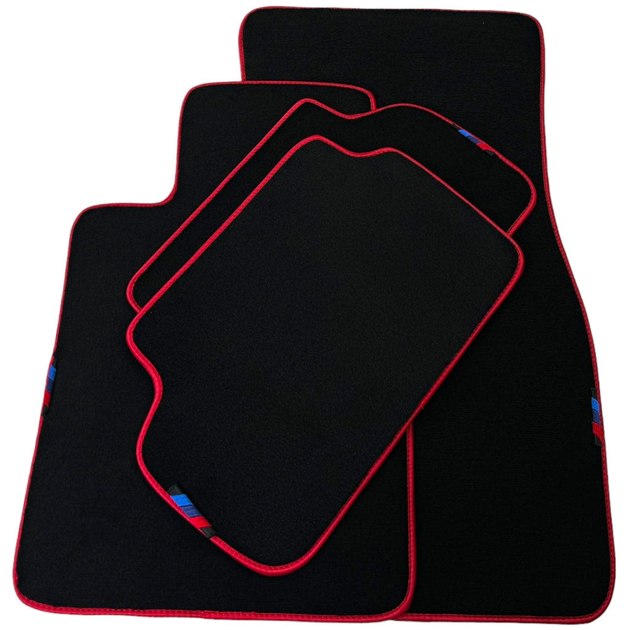 Black Mats For BMW U06 (2022-2026) | Red Trim - AutoWin