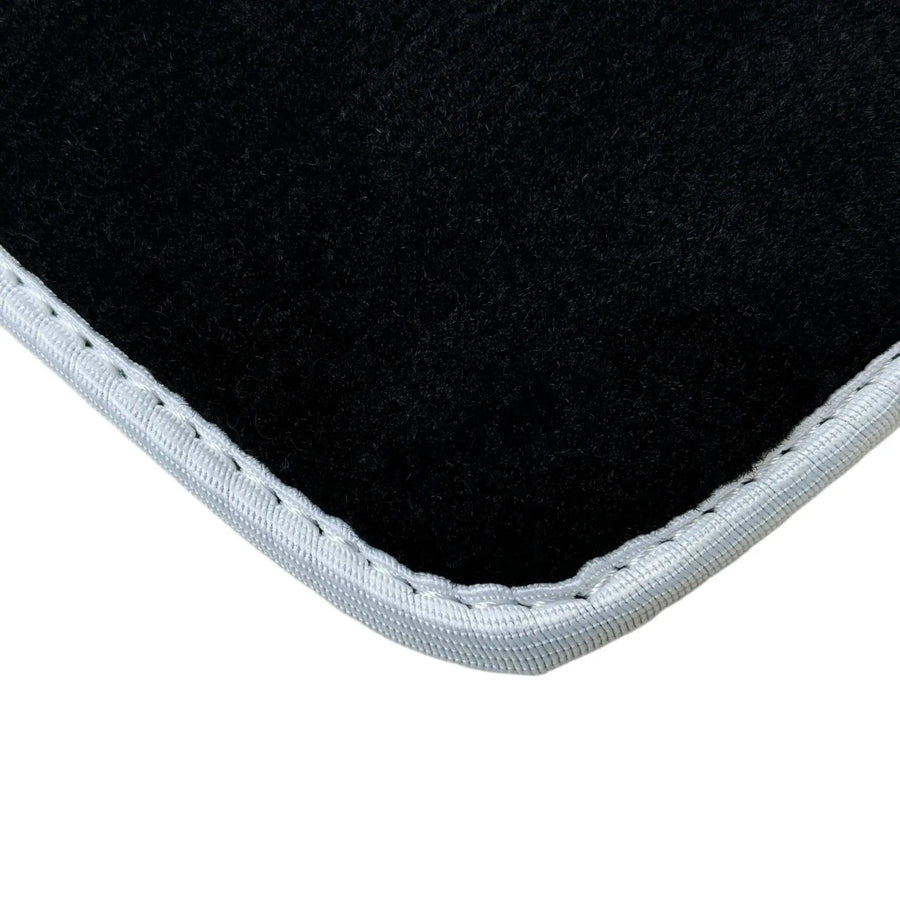 Black Mats For BMW M5 G90 (2023-2026) Sedan | White Trim - AutoWin
