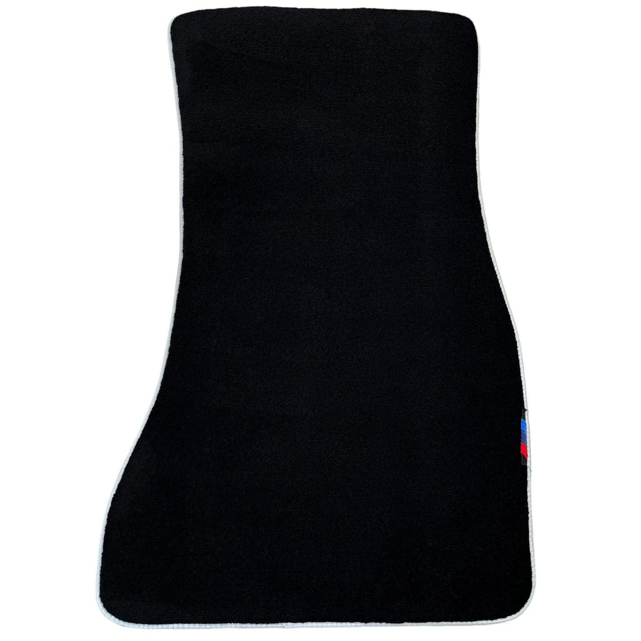 Black Mats For BMW U06 (2022-2026) | White Trim - AutoWin