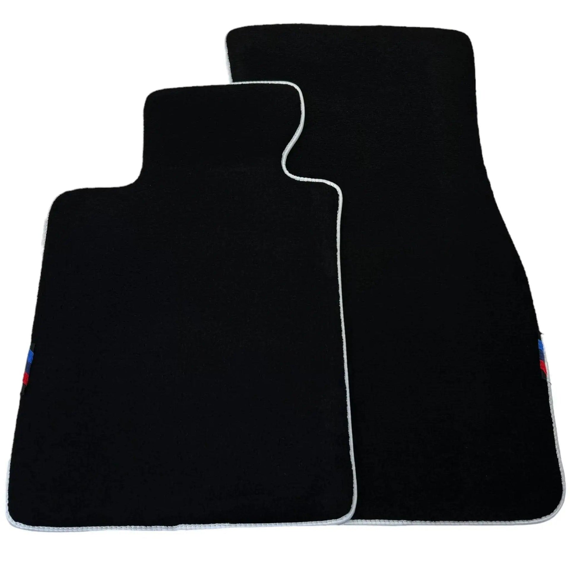 Black Mats For BMW M6 E63 Coupe | White Trim - AutoWin