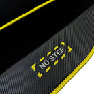 Black Mats For BMW X3 - E83 SUV | Fighter Jet Edition | Yellow Trim - AutoWin