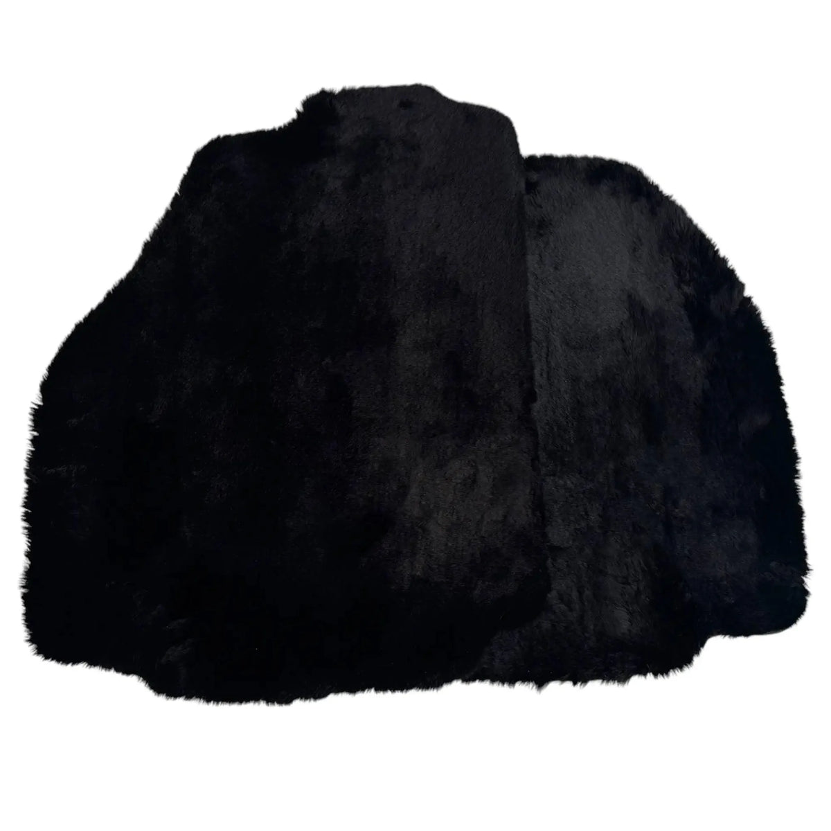 Black Sheepskin Floor Mats for Ferrari 488 GTB (2016-2022)