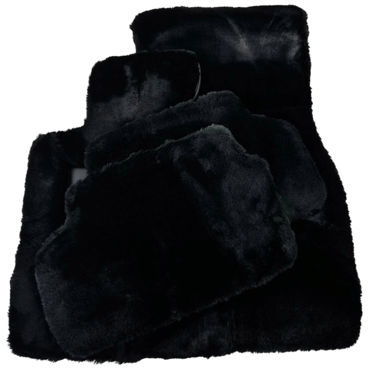 Black Sheepskin Floor Mats for Rolls-Royce Phantom VIII (2017-2024) - AutoWin
