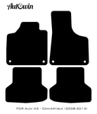 Blue Floor Mats for Audi A3 - Convertible (2008-2013) | ER56 Design - AutoWin