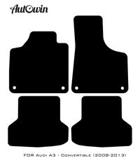 Blue Floor Mats for Audi A3 - Convertible (2008-2013) | ER56 Design - AutoWin