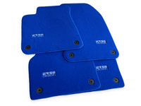 Blue Floor Mats for Audi A4 - B6 Convertible (2002-2006) | ER56 Design - AutoWin