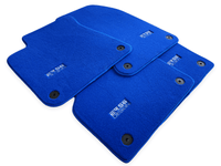 Blue Floor Mats for Audi A4 - B6 Convertible (2002-2006) | ER56 Design - AutoWin
