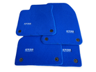 Blue Floor Mats for Audi A4 - B7 Avant (2005-2008) | ER56 Design - AutoWin