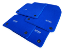 Blue Floor Mats for Audi A4 - B7 Sedan (2005-2008) | ER56 Design - AutoWin