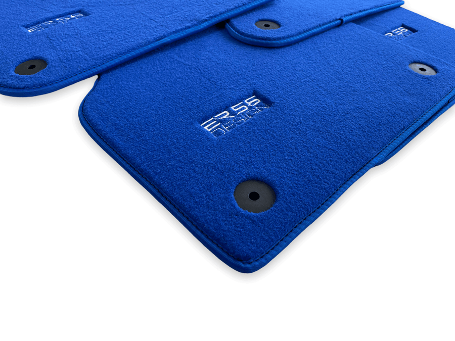 Blue Floor Mats for Audi A6 - C4 Sedan (1994-1997) | ER56 Design - AutoWin