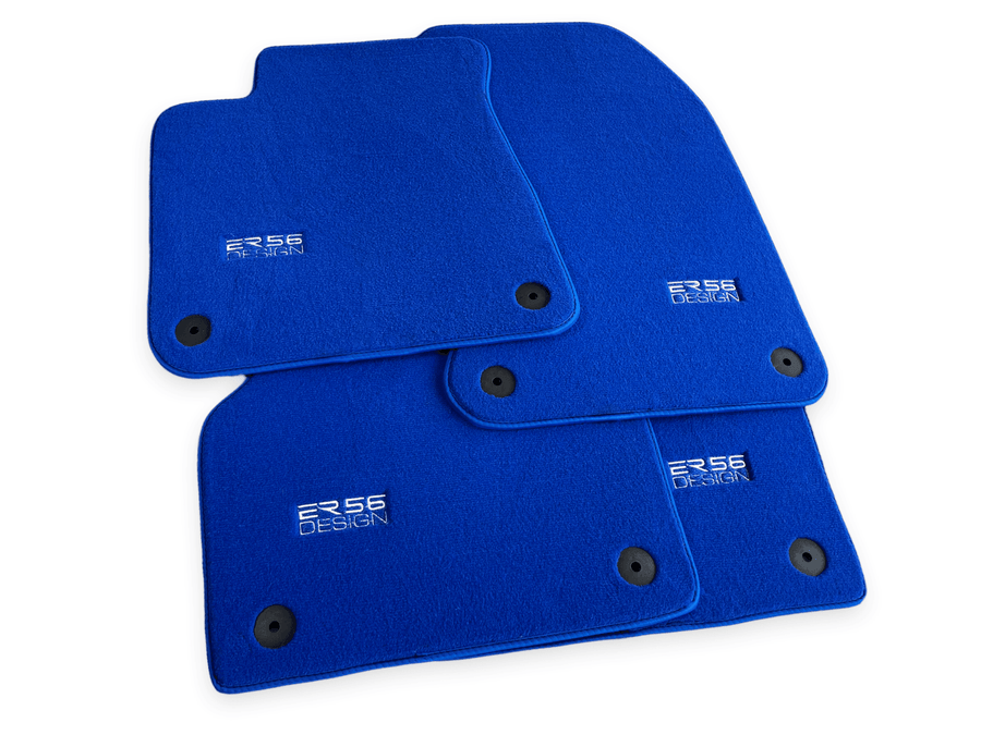 Blue Floor Mats for Audi A6 - C5 Sedan (1997-2002) | ER56 Design - AutoWin