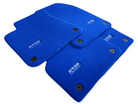 Blue Floor Mats for Audi A6 - C6 Allroad Quattro (2006-2008) | ER56 Design - AutoWin
