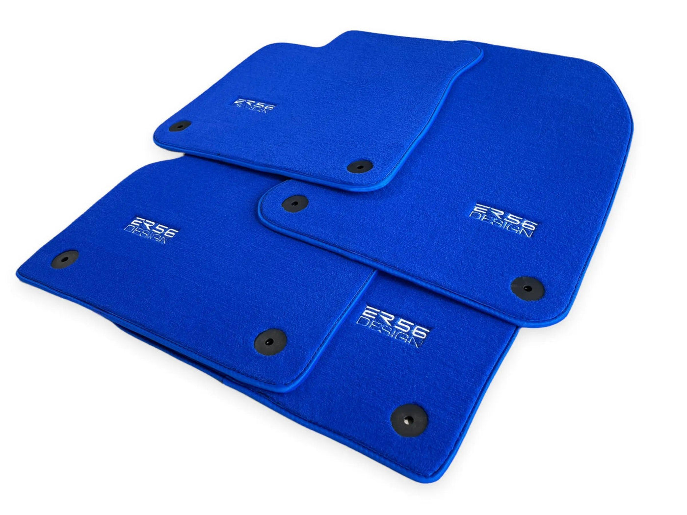 Blue Floor Mats for Audi Q2 (2020-2024) | ER56 Design - AutoWin