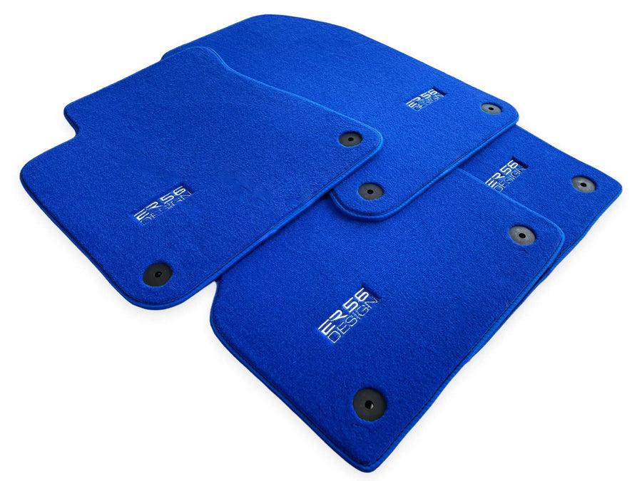 Blue Floor Mats for Audi Q4 E-tron Sportback (2021-2024) | ER56 Design - AutoWin