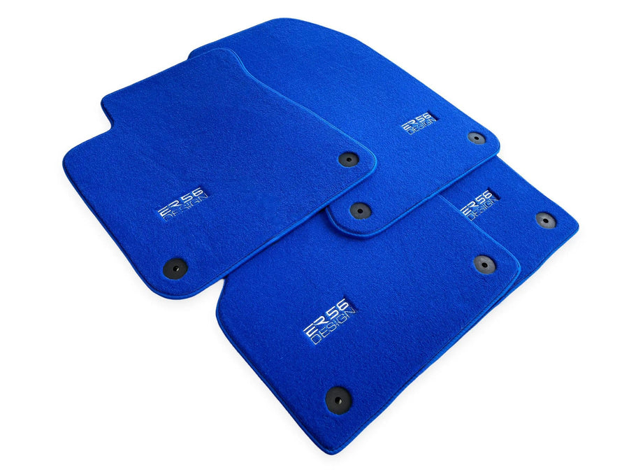 Blue Floor Mats for Audi Q4 E-tron Sportback (2021-2024) | ER56 Design - AutoWin