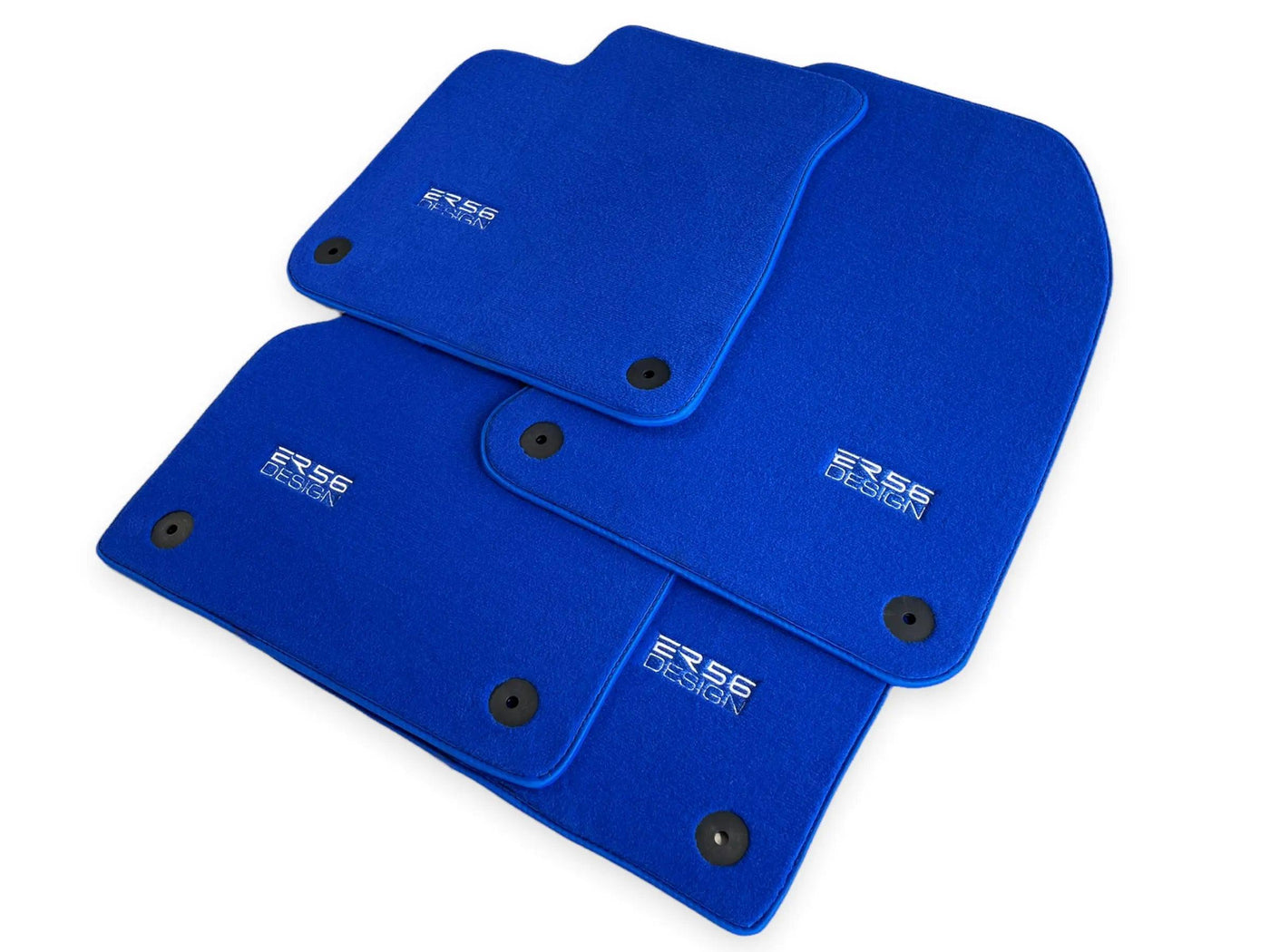 Blue Floor Mats for Audi Q5 FYT Sportback (2021-2024) | ER56 Design - AutoWin