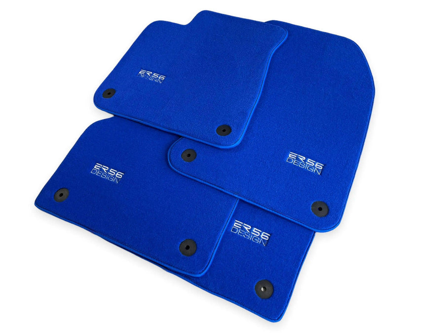 Blue Floor Mats for Audi Q5 FYT Sportback (2021-2024) | ER56 Design - AutoWin