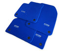 Blue Floor Mats for Audi Q8 e-tron (2023-2025) | ER56 Design - AutoWin
