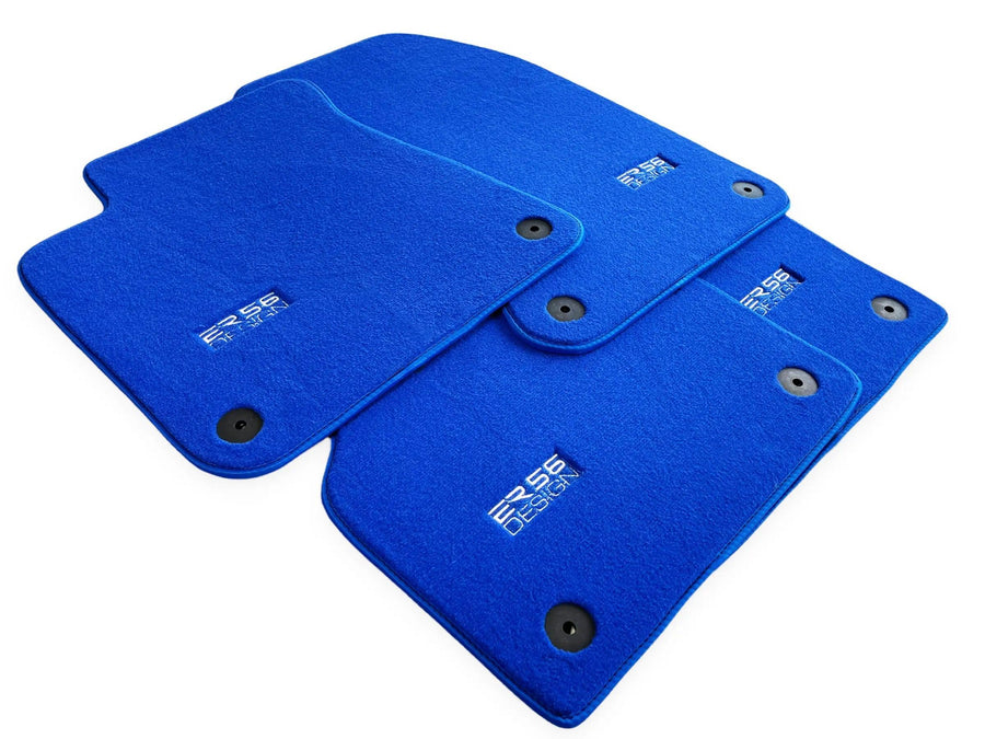 Blue Floor Mats for Audi Q8 e-tron Sportback (2023-2025) | ER56 Design - AutoWin
