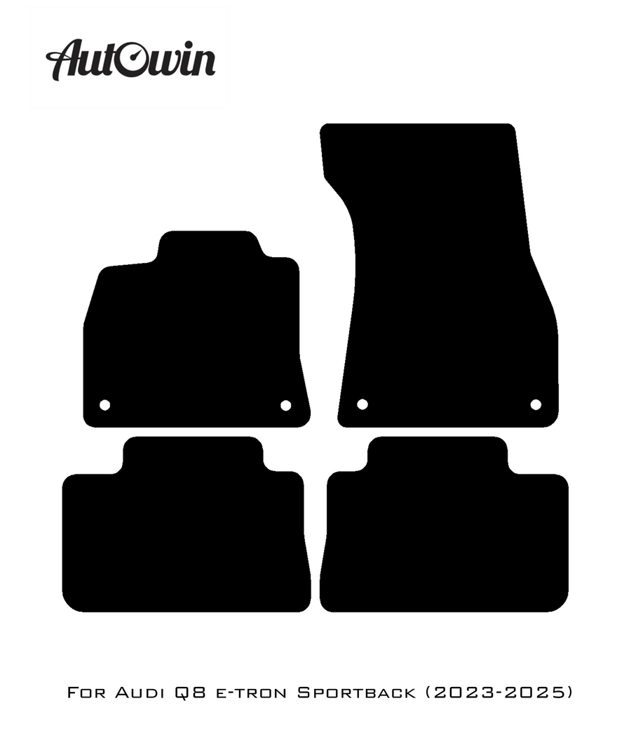 Blue Floor Mats for Audi Q8 e-tron Sportback (2023-2025) | ER56 Design - AutoWin