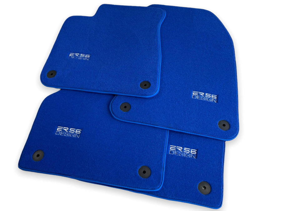 Blue Floor Mats for Audi Q8 e-tron Sportback (2023-2025) | ER56 Design - AutoWin