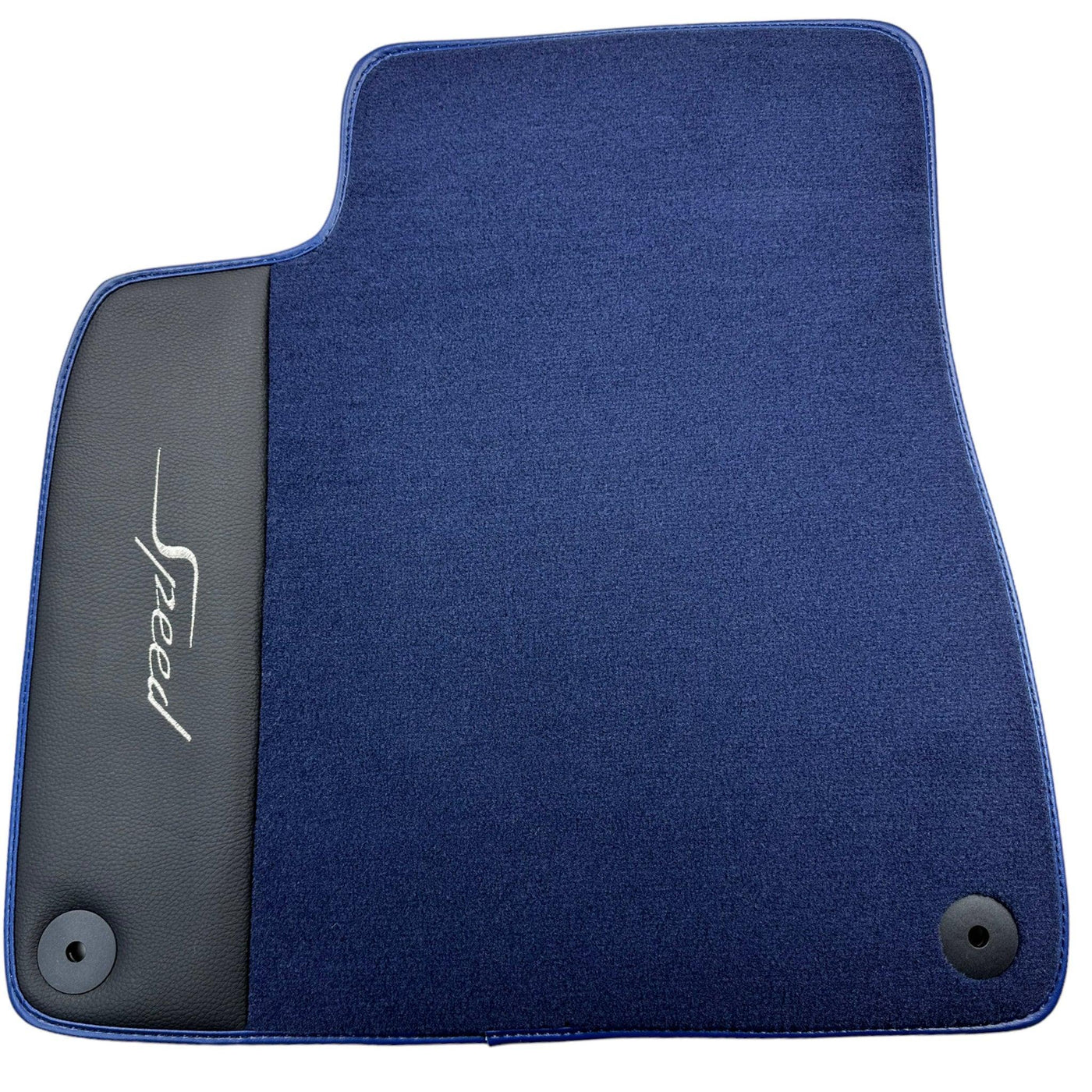 Blue Floor Mats For Bentley Bentayga (2015-2023) with Leather - AutoWin