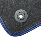 Blue Floor Mats For Bentley Flying Spur (2005-2013) with Leather - AutoWin