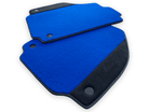 Blue Floor Mats For Ferrari 458 Speciale 2012-2015 Alcantara Leather - AutoWin