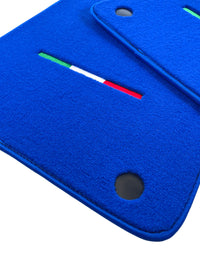Tapis de sol bleus pour Ferrari 612 Scaglietti 2005-2011 Édition Italienne - AutoWin