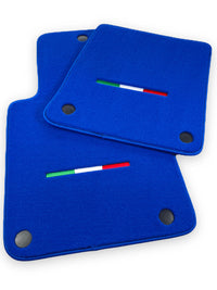 Tapis de sol bleus pour Ferrari 612 Scaglietti 2005-2011 Édition Italienne - AutoWin