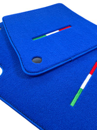 Tapis de sol bleus pour Ferrari 612 Scaglietti 2005-2011 Édition Italienne - AutoWin