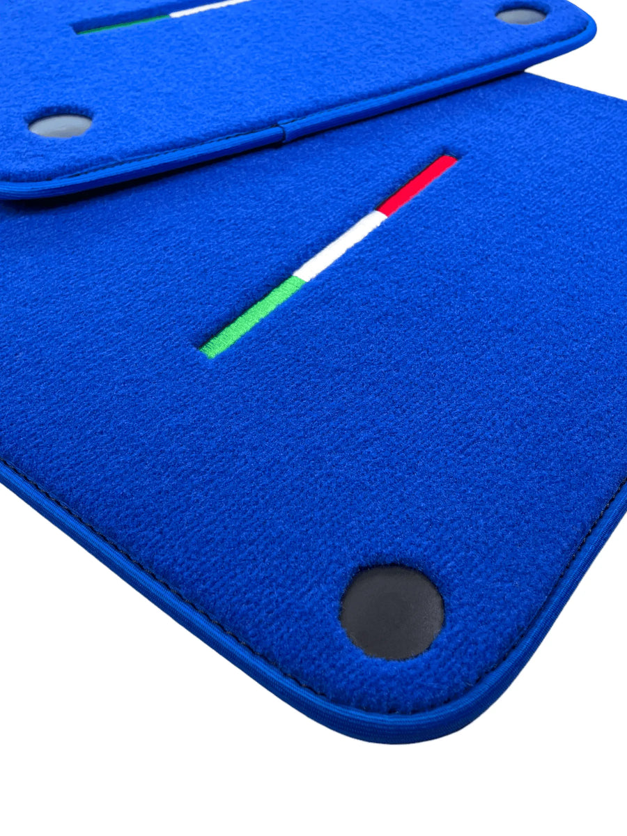 Tapis de sol bleus pour Ferrari 612 Scaglietti 2005-2011 Édition Italienne - AutoWin