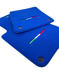 Tapis de sol bleus pour Ferrari 612 Scaglietti 2005-2011 Édition Italienne - AutoWin