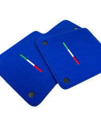 Tapis de sol bleus pour Ferrari 612 Scaglietti 2005-2011 Édition Italienne - AutoWin