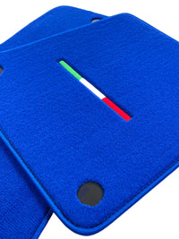 Tapis de sol bleus pour Ferrari 612 Scaglietti 2005-2011 Édition Italienne - AutoWin
