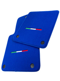 Tapis de sol bleus pour Ferrari 612 Scaglietti 2005-2011 Édition Italienne - AutoWin