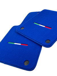 Tapis de sol bleus pour Ferrari 612 Scaglietti 2005-2011 Édition Italienne - AutoWin