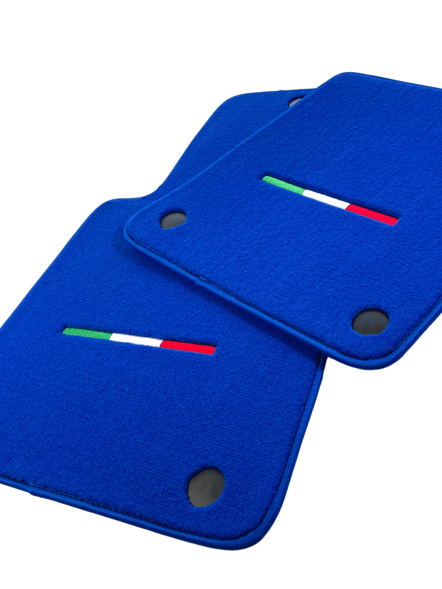 Tapis de sol bleus pour Ferrari 612 Scaglietti 2005-2011 Édition Italienne - AutoWin