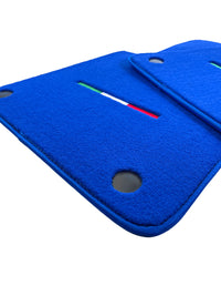 Tapis de sol bleus pour Ferrari 612 Scaglietti 2005-2011 Édition Italienne - AutoWin