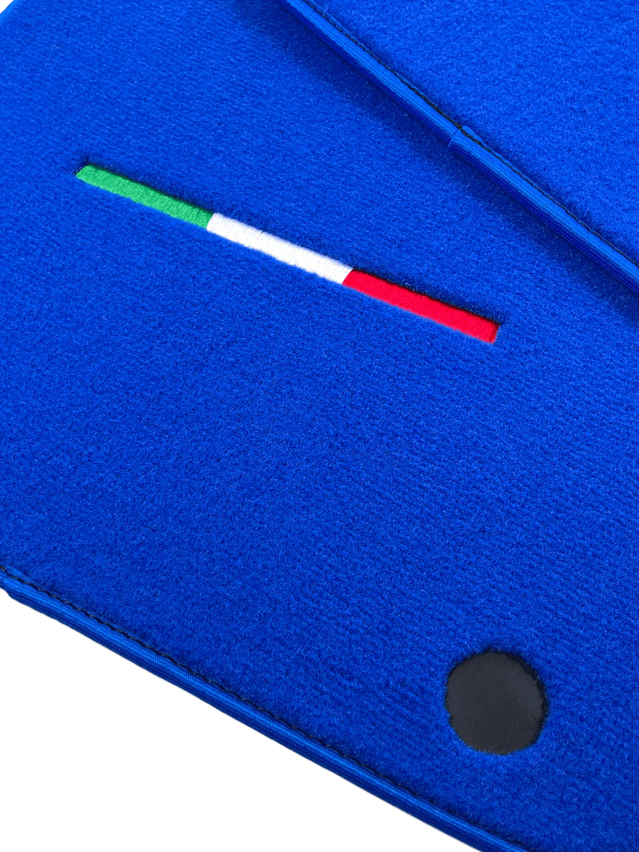 Tapis de sol bleus pour Ferrari 612 Scaglietti 2005-2011 Édition Italienne - AutoWin