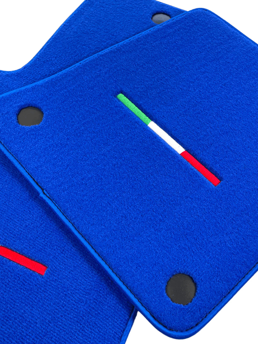 Tapis de sol bleus pour Ferrari 612 Scaglietti 2005-2011 Édition Italienne - AutoWin