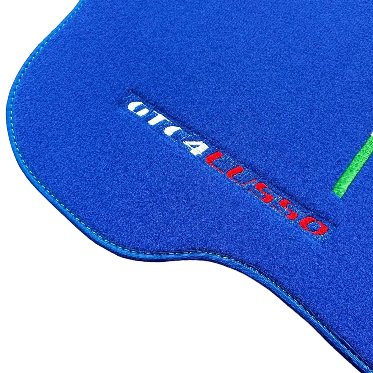 Blue Floor Mats for Ferrari GTC4 Lusso (2016-2023) Italian Edition - AutoWin