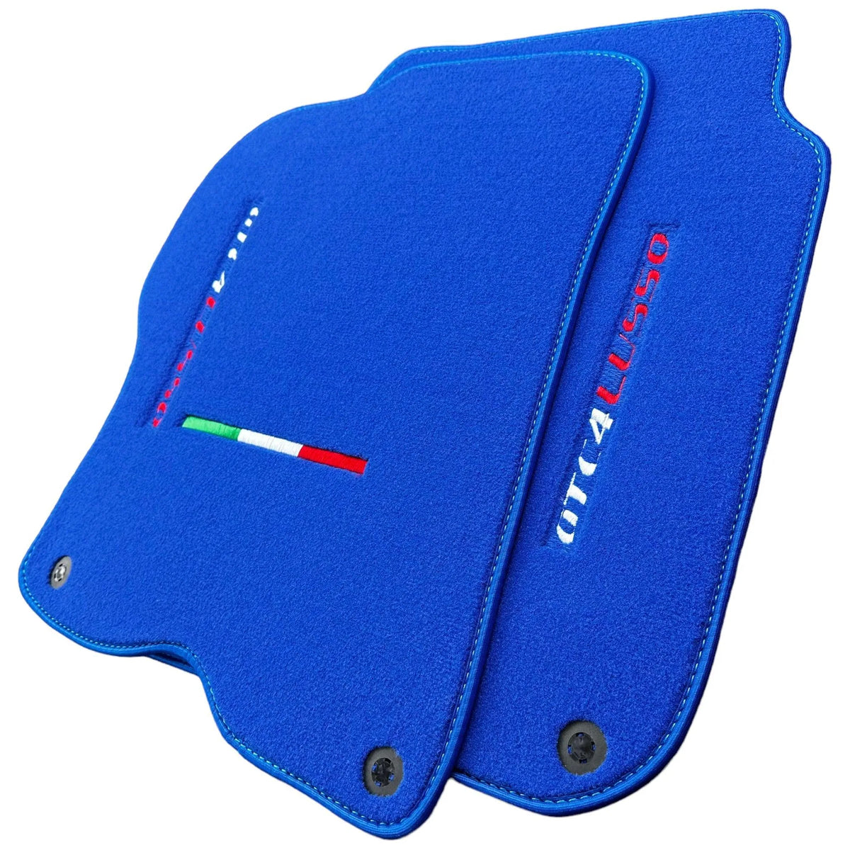 Blue Floor Mats for Ferrari GTC4 Lusso (2016-2023) Italian Edition - AutoWin