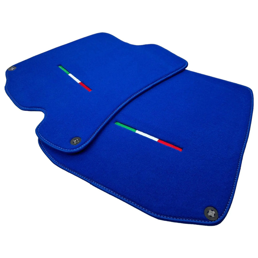 Tapis de sol bleus pour Ferrari Portofino (2018-2023) Édition Italienne - AutoWin